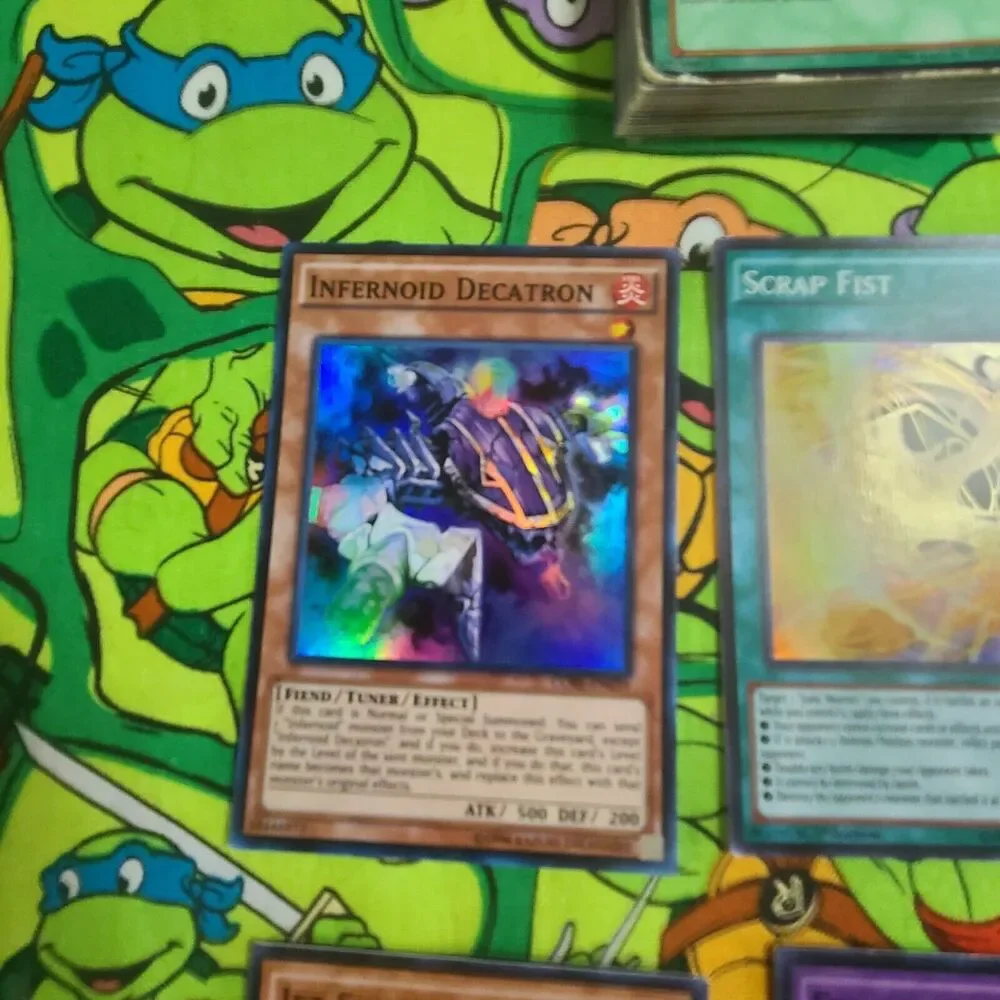 Yu-Gi-Oh Lot Trading cards not in the best shape.